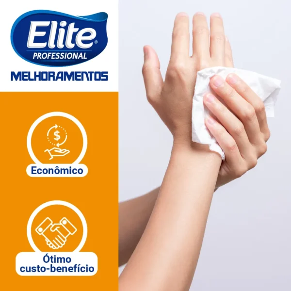 Papel Toalha Interfolha Elite Folha Simples Classic 21x18.8cm - Pacote com 350 fls- Cód 207229