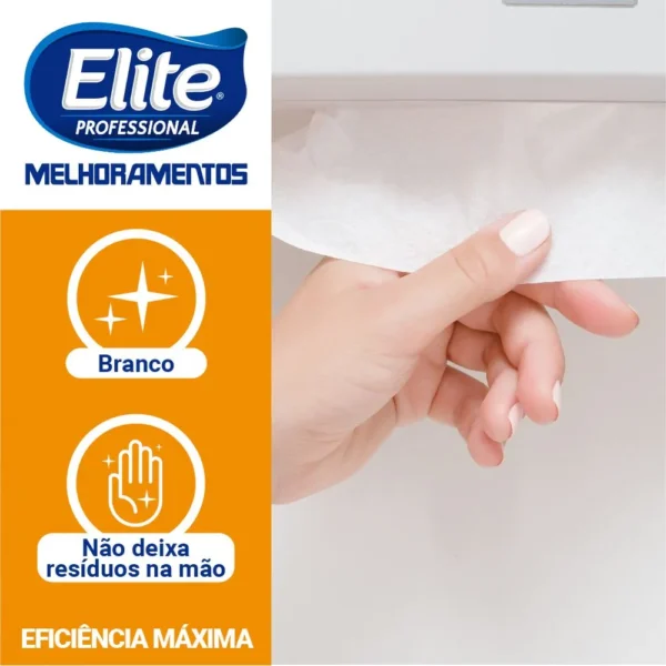 Papel Toalha Interfolha Elite Folha Simples Classic 21x18.8cm - Pacote com 350 fls- Cód 207229
